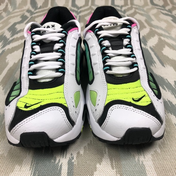 Nike Air Max TailWind 4 GS Women Shoes White/Black China Rose BQ9810102 Size 5.5 - Picture 10 of 16
